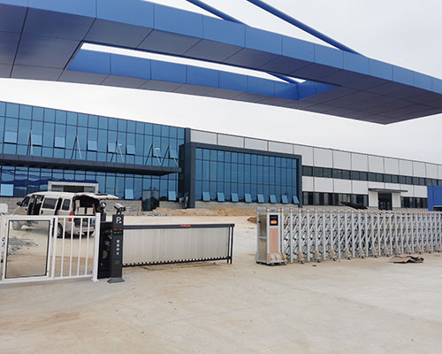 电动伸缩门大门安装效果图