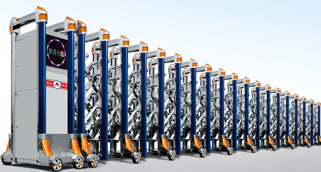 不锈钢伸缩门王者六号