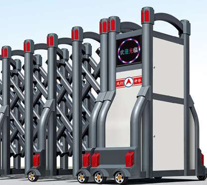 电动伸缩门是如何形成平行滑轨并保持安全性能